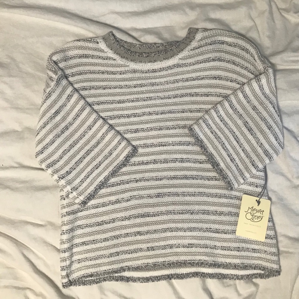 Striped sweater tee